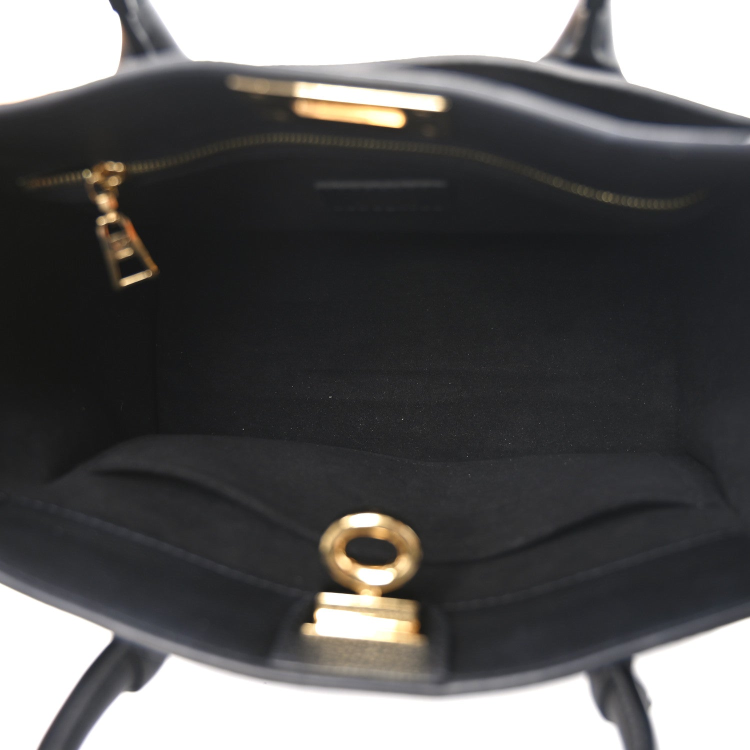 Louis Vuitton Calfskin Monogram On My Side PM Black 5 of 10