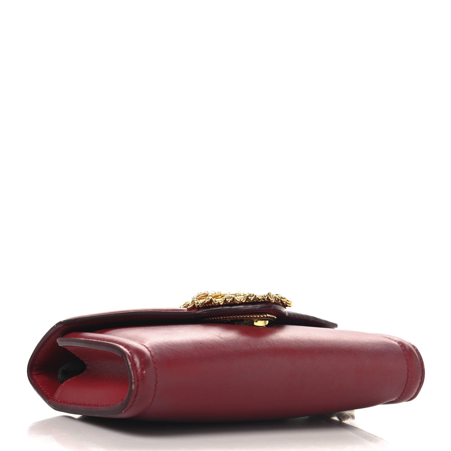 Dolce & Gabbana Smooth Calfskin Mini Devotion Crossbody Bag Rosso Papavero 4 of 11