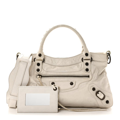 Balenciaga Agneau Classic Hardware First White Light White Light 3 of 11