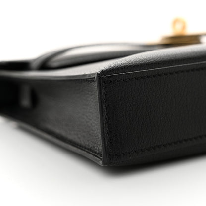 Hermes Chevre Chamkila Kelly Elan Black 9 of 11