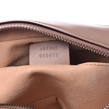 Gucci Calfskin Matelasse Mini GG Marmont Chain Shoulder Bag Porcelain Rose 7 of 13