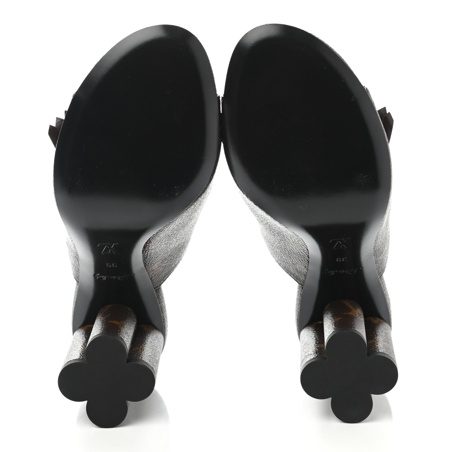 Louis Vuitton Patent Monogram Indiana Mule 39 Cacao Brown 5 of 9