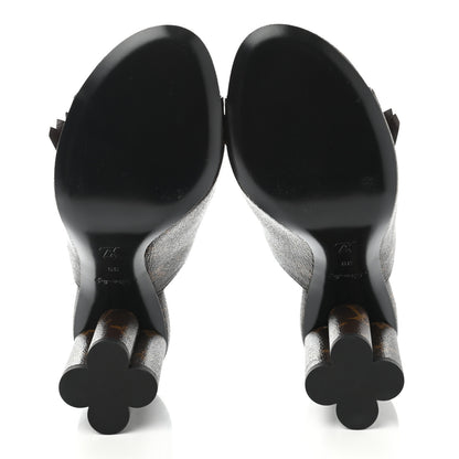 Louis Vuitton Patent Monogram Indiana Mule 39 Cacao Brown 5 of 9