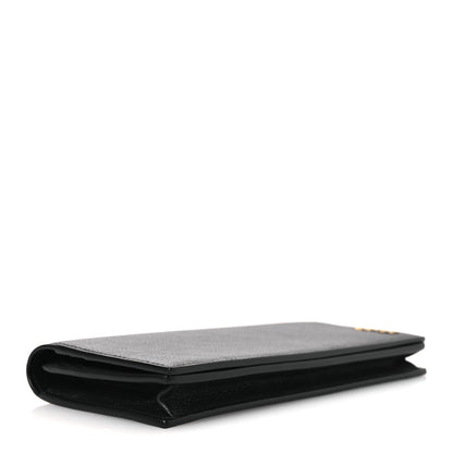 Saint Laurent Calfskin Tiny Monogram Cassandre Wallet Black 7 of 16