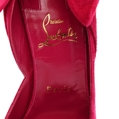 Christian Louboutin Suede Rabakate 100 Pumps 38.5 Bomba 7 of 8