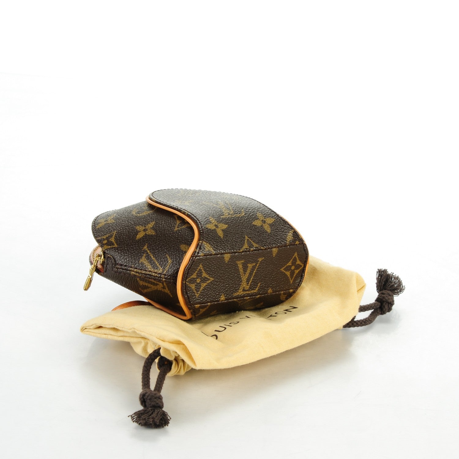 Louis Vuitton Monogram Mini Ellipse Wristlet Clutch 4 of 7