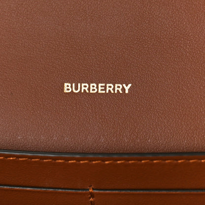 Burberry E-Canvas Icon Stripe Hannah Wallet With Detachable Strap Archive Beige Tan 6 of 8