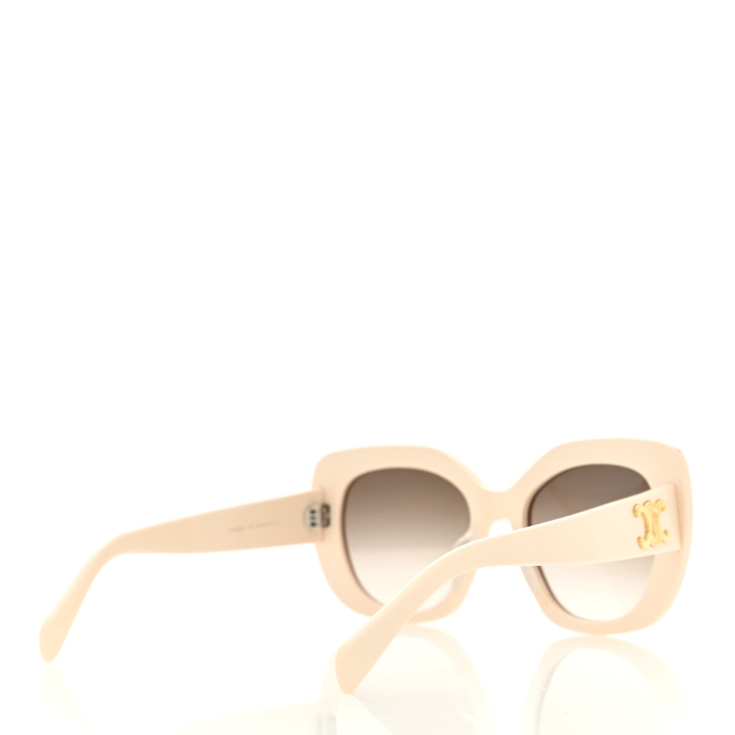 Celine Acetate Triomphe 01 Sunglasses CL 40226U White 4 of 7