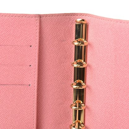Louis Vuitton Monogram Illustre Small Ring Agenda Rose 8 of 10