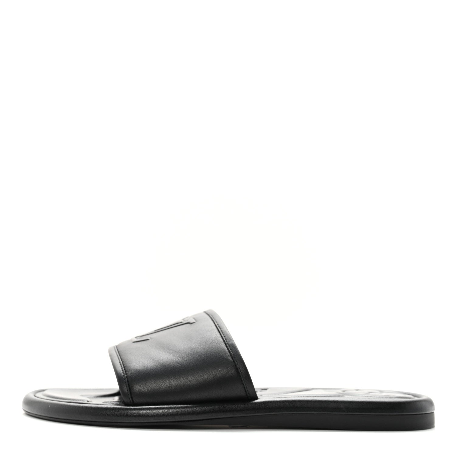 Louis Vuitton Lambskin Magnetic Flat Mule 36 Black 1 of 9