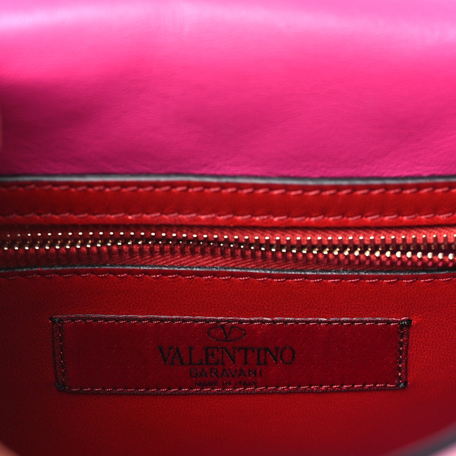 Valentino Garavani VALENTINO GARAVANI Lambskin Stripe Intarsia Medium Rockstud Spike Shoulder Bag Multicolor 6 of 8