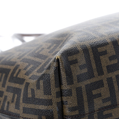 Fendi Zucca Spalmati Medium Roll Tote Tobacco Blue 11 of 15