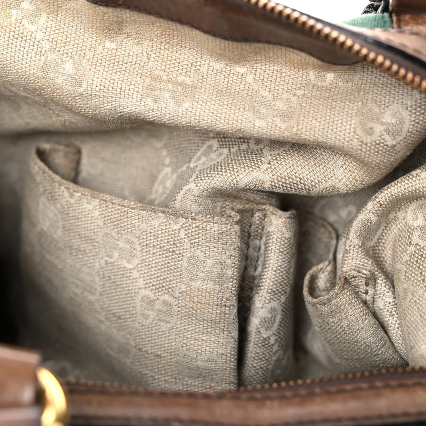 Calfskin Web Medium Rania Top Handle Bag Grey Field