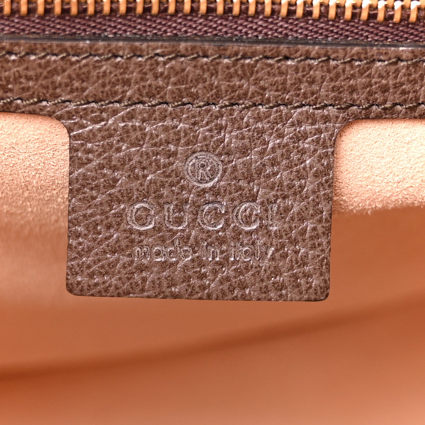 GG Supreme Monogram Web Medium Ophidia Tote Bag Brown