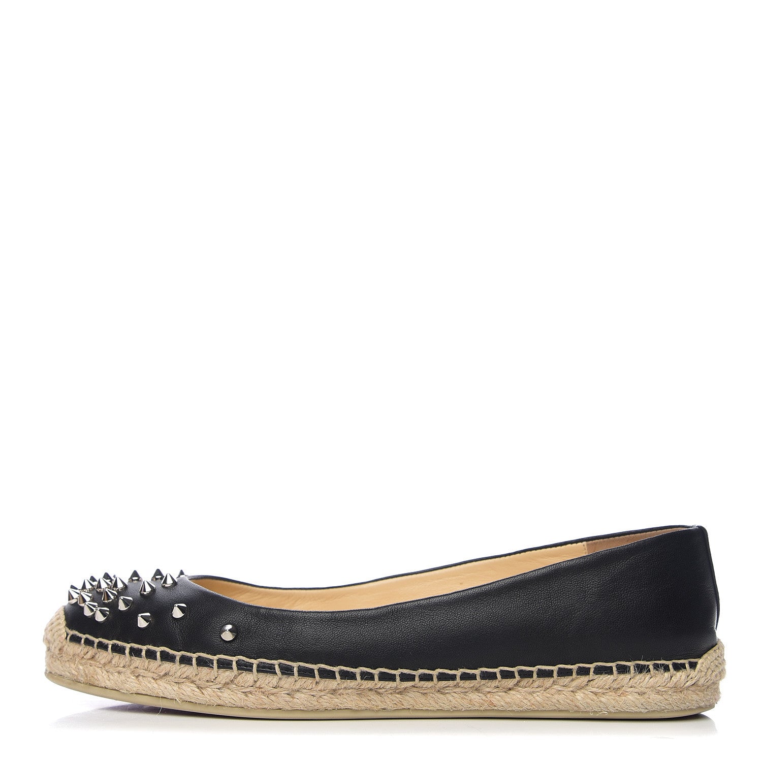 Christian Louboutin Nappa Aliochette Espadrilles 39 Black 1 of 10