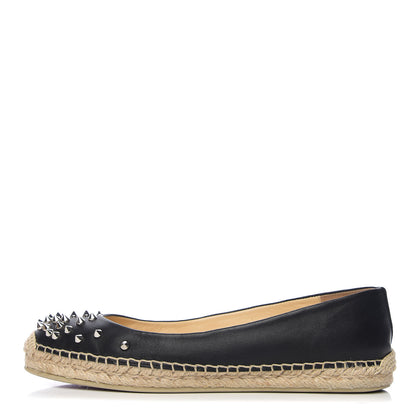 Christian Louboutin Nappa Aliochette Espadrilles 39 Black 1 of 10