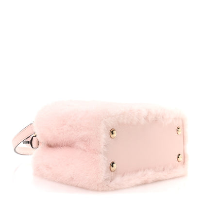 Louis Vuitton Mink Calfskin Goatskin Capucines Mini Rosewater Pink 4 of 12