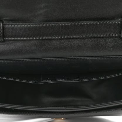 Salvatore Ferragamo Calfskin Large Vela Flap Bag Black 5 of 9