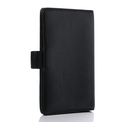 Chanel Goatskin Small Ring Agenda Planner Black 3 of 7