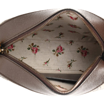 Gucci GG Supreme Monogram Web Neo Vintage Shoulder Bag Beige New Acero Crop 5 of 13