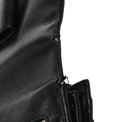 Prada Saffiano Bow Continental Wallet Black 13 of 15