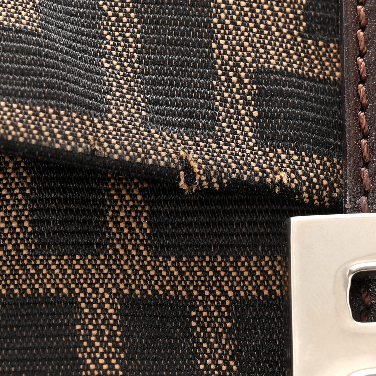 Fendi Zucca Baguette Tobacco 10 of 12