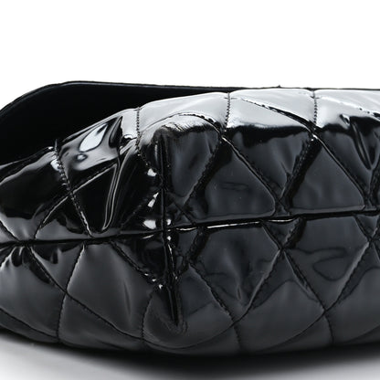 Chanel Vinyl Quilted In the Business Flap Bag Black 8 of 9