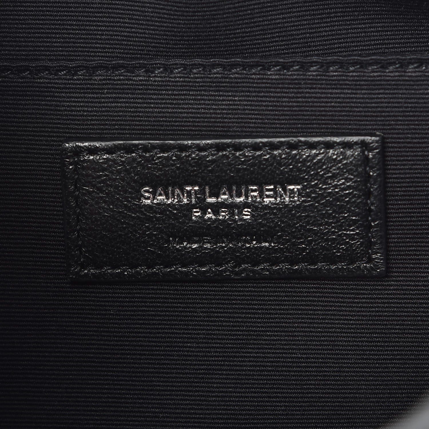 Saint Laurent Calfskin Monogram Small Lou Camera Bag Storm 6 of 7