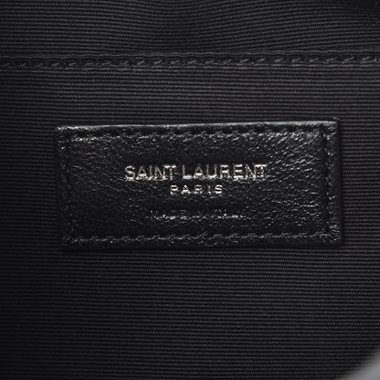 Saint Laurent Calfskin Monogram Small Lou Camera Bag Storm 6 of 7