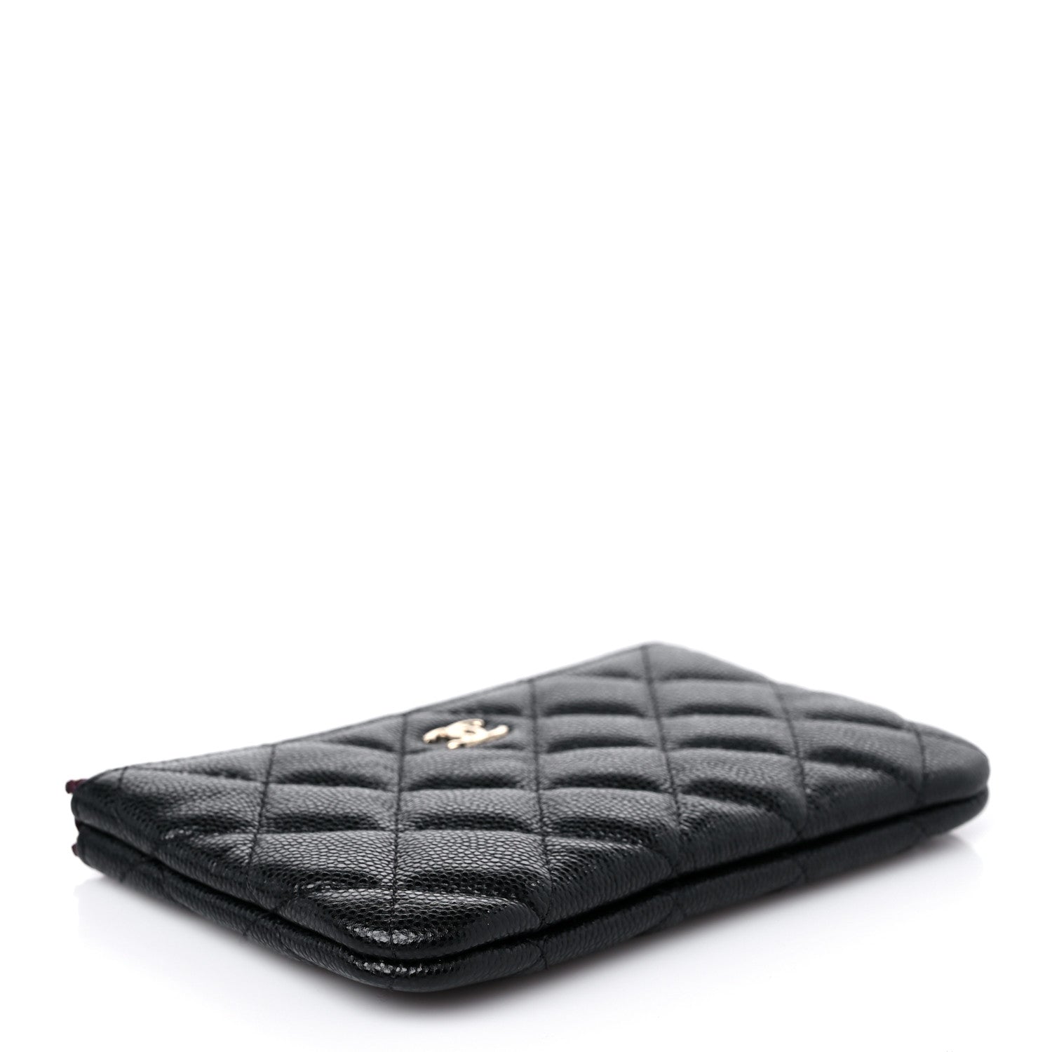Chanel Caviar Quilted Small Cosmetic Case Black 4 of 9