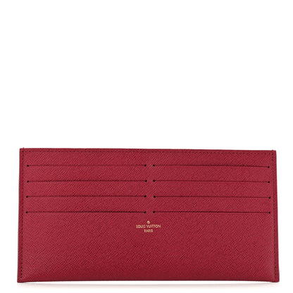 Louis Vuitton Calfskin Felicie Card Holder Insert Fuchsia 1 of 6