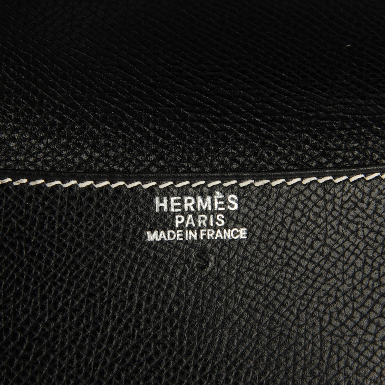 Hermes Courchevel Crossbody Pouch Black 6 of 6