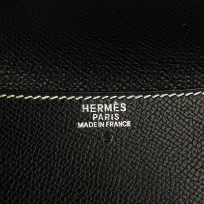 Hermes Courchevel Crossbody Pouch Black 6 of 6