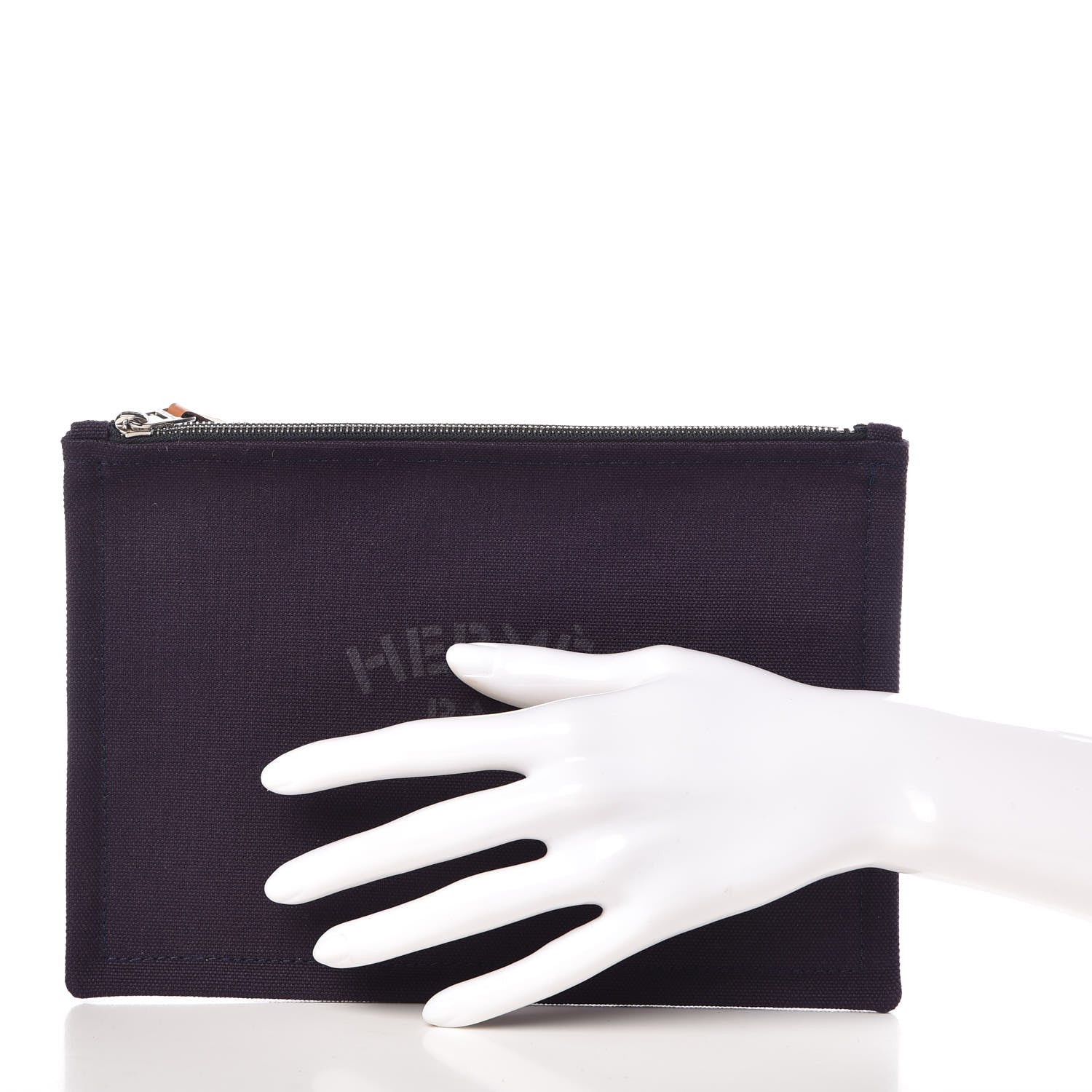 Hermes Toile Flat Yachting Pouch Nocturne 2 of 7