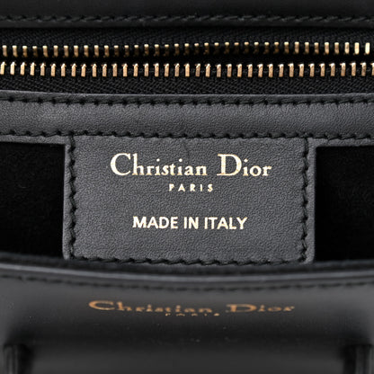 Christian Dior Calfskin D Fence Saddle Bag Black 6 of 11