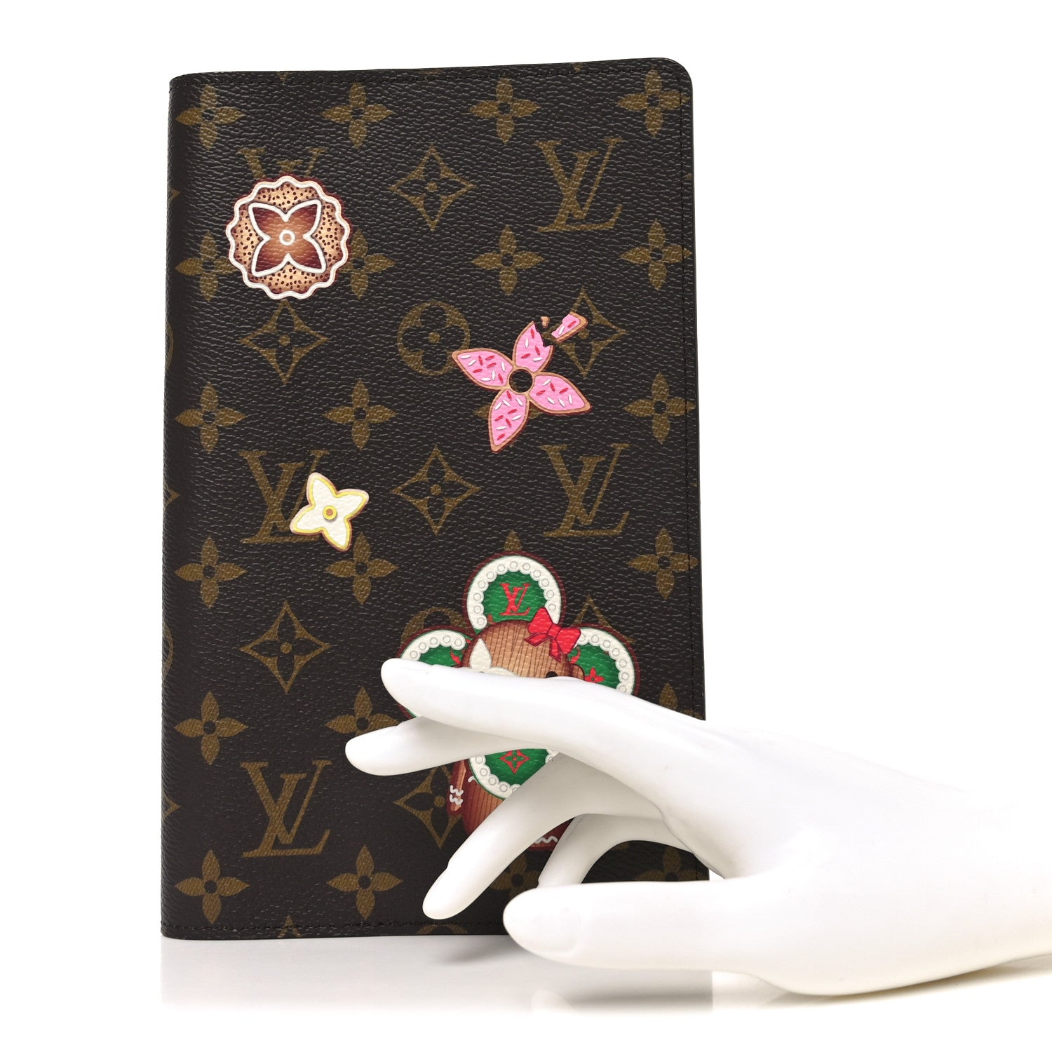 Louis Vuitton Monogram Emily Notebook Cover MM Coquelicot 2 of 6