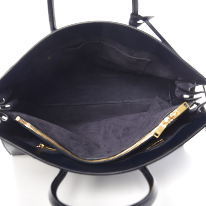 Saint Laurent Calfskin Large Sac De Jour Carryall Navy Blue 5 of 14