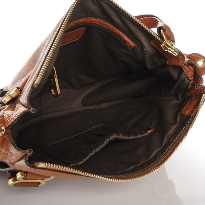 Chloe Calfskin Medium Marcie Satchel Tan 5 of 8