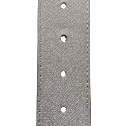 Louis Vuitton Taiga Monogram 40mm LV Initiales Belt 95 38 White 6 of 8