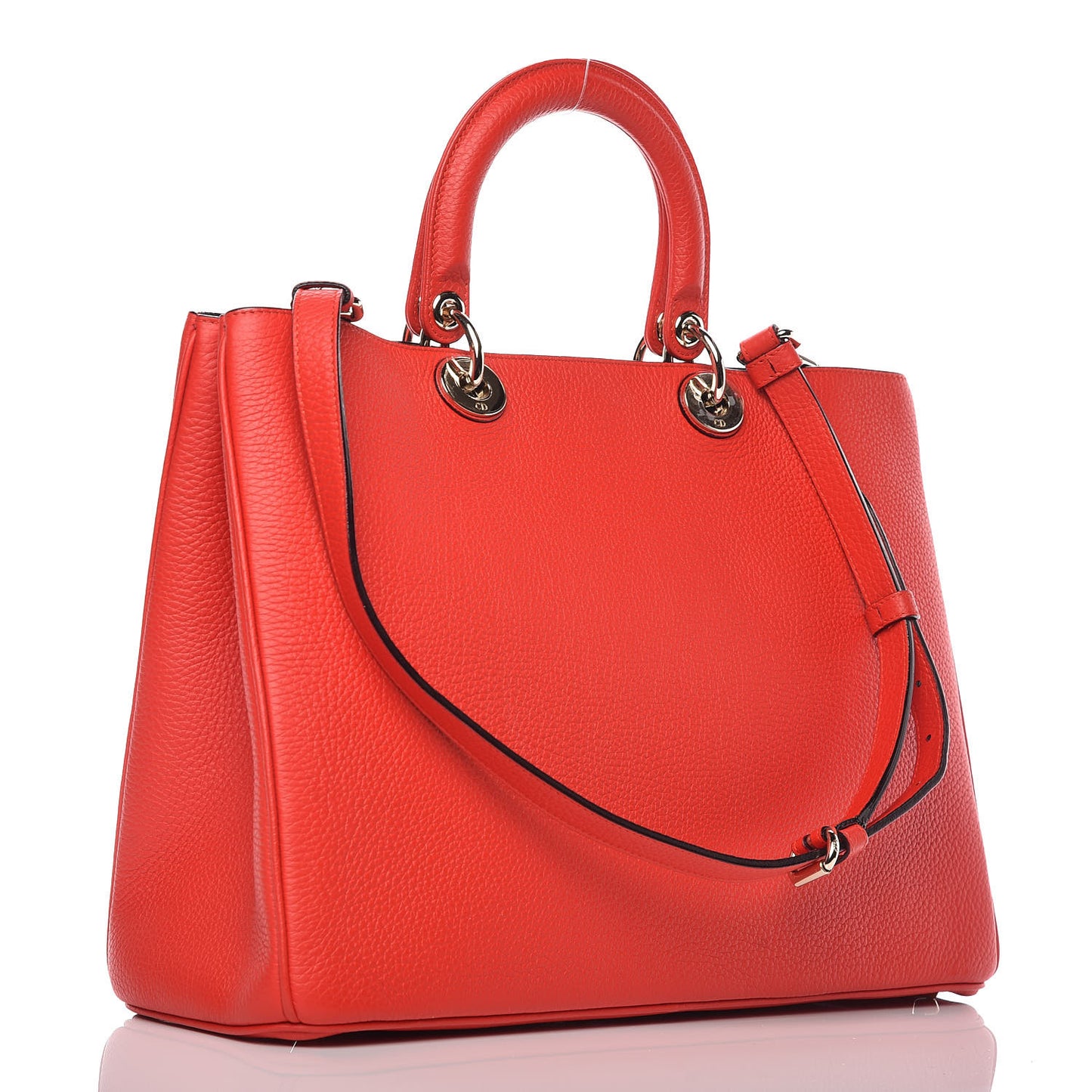 Bullcalf Large Diorissimo Tote Red