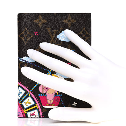Louis Vuitton Monogram 2020 Christmas Animation Big Wheel Passport Cover Rose Ballerine 2 of 7