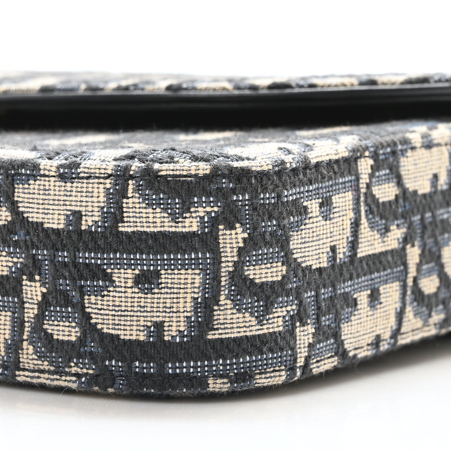 Christian Dior Oblique Saddle Chain Pouch Blue 9 of 9