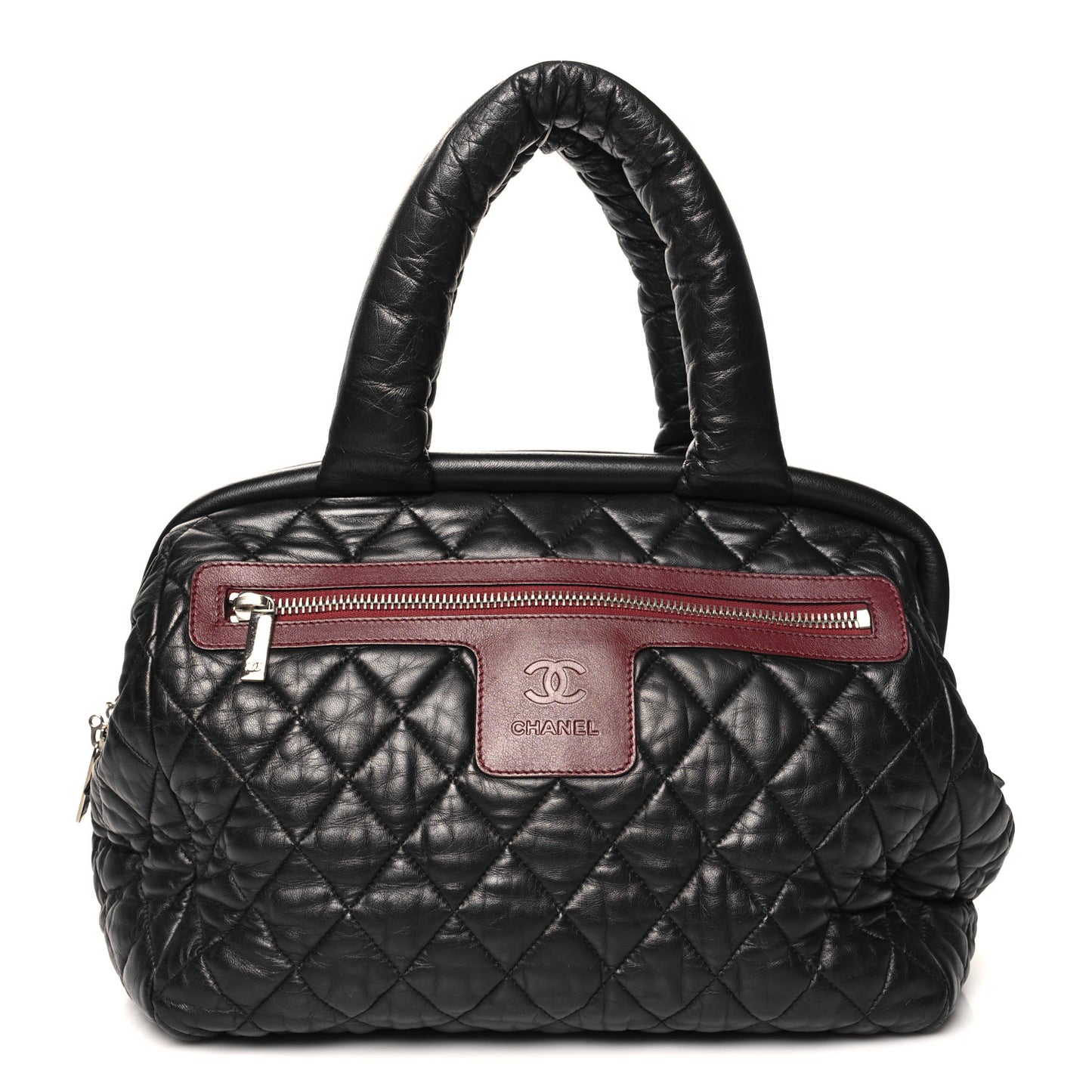 Lambskin COCO Cocoon Bowler Black