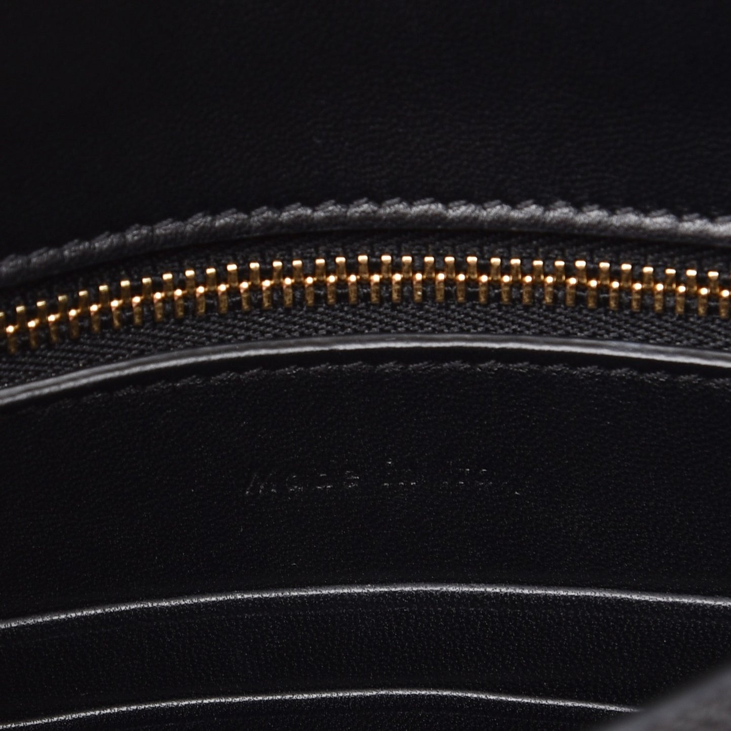 Grained Calfskin Small Trotteur Black
