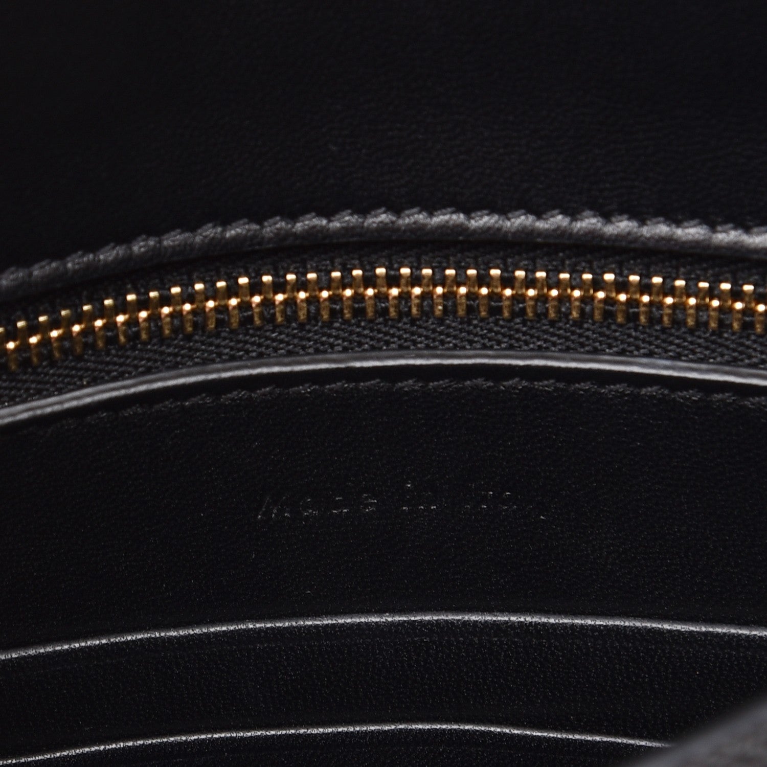 Celine Grained Calfskin Small Trotteur Black 7 of 8