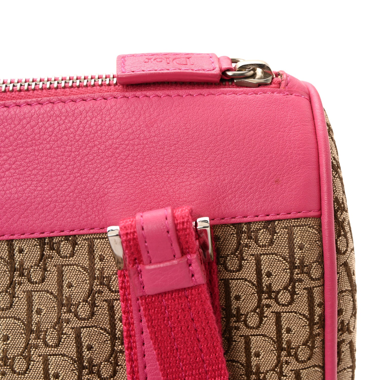 Christian Dior Monogram Street Chic Boston Pink Beige 1838251