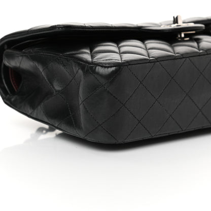 Chanel Lambskin Quilted Medium Double Flap Black 16 of 32
