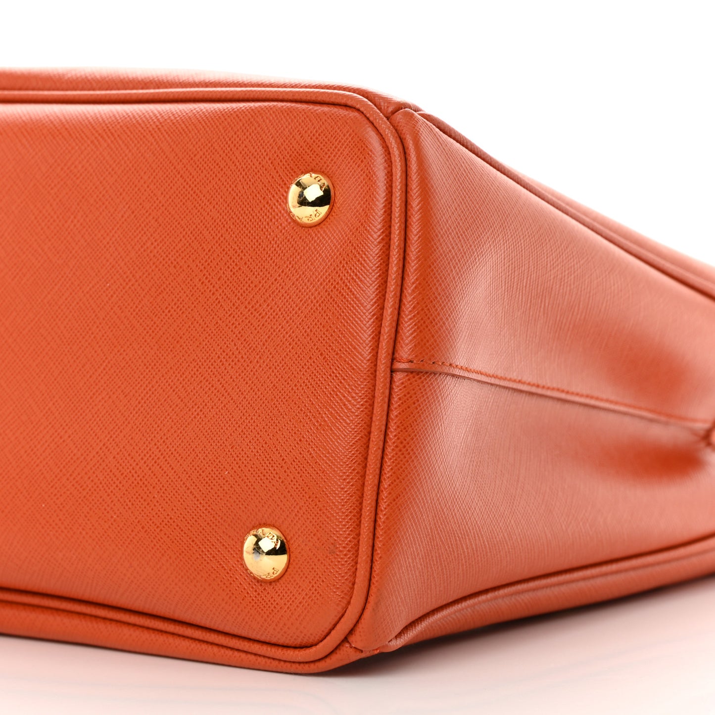 Saffiano Lux Medium Tote Papaya