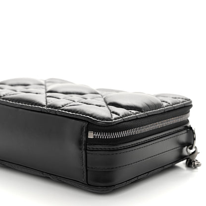 Christian Dior Calfskin Macrocannage Caro Box Bag Black 9 of 9