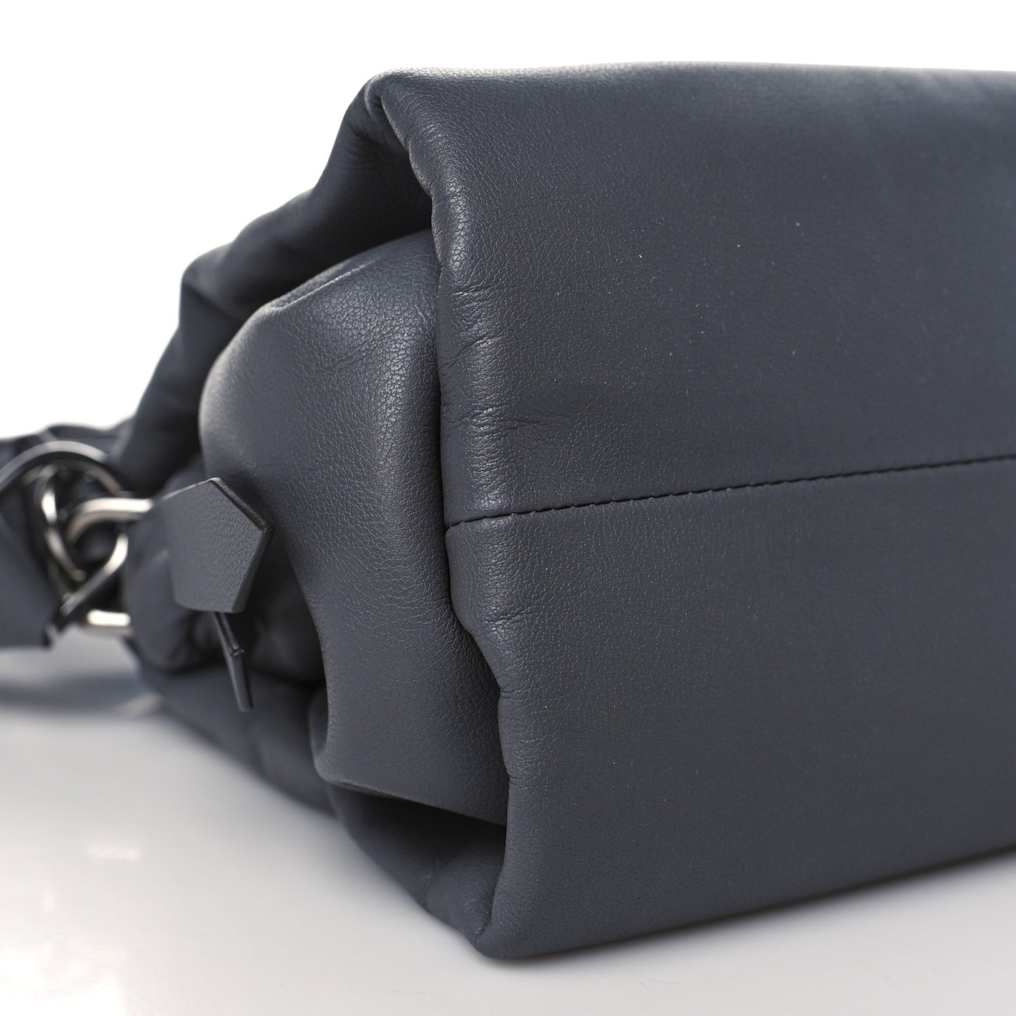 Calfskin Medium ID93 Satchel Storm Grey
